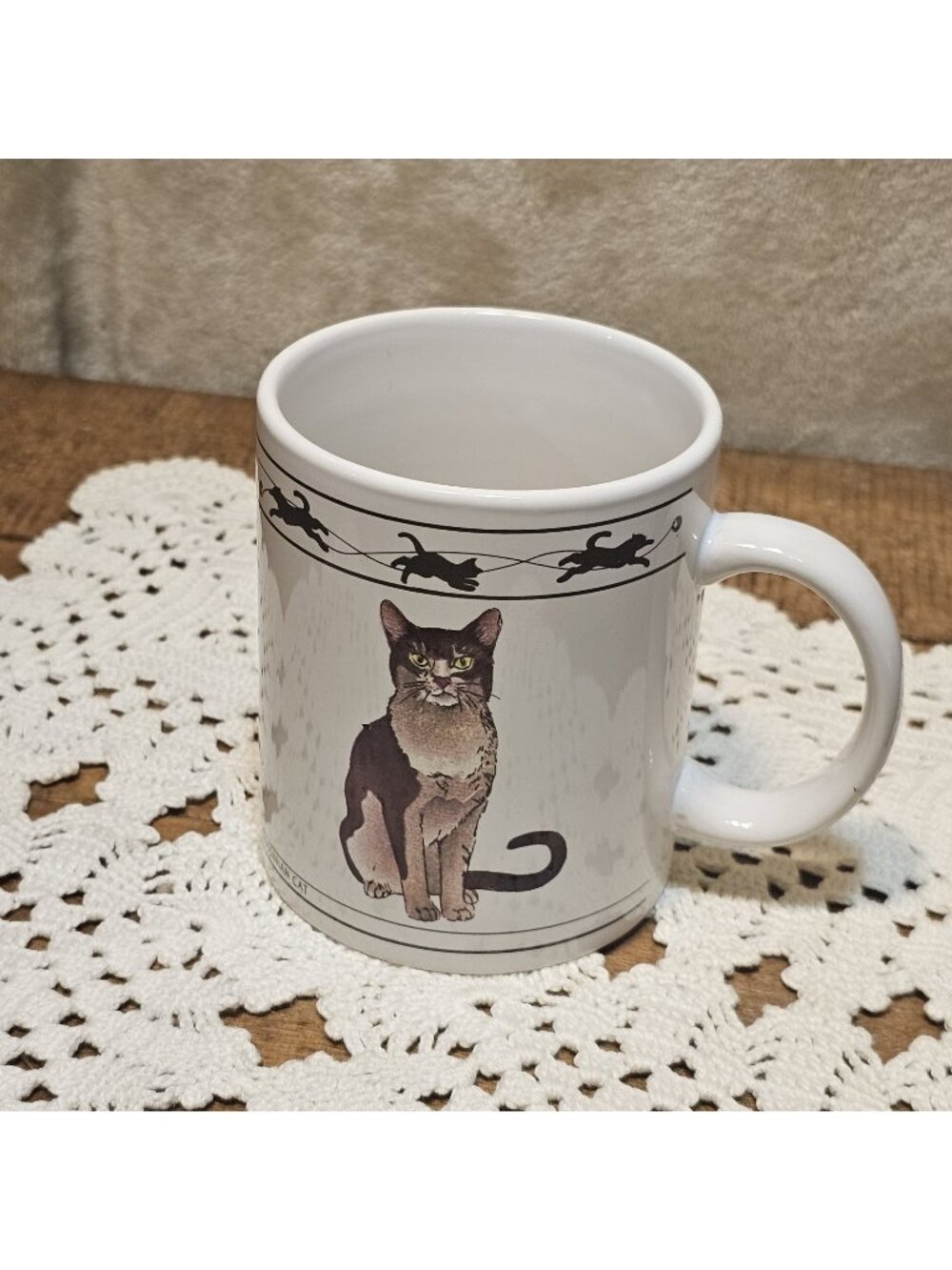 HH Double Sided Cat Lovers Limited Collectible Cats Tabby, Siberian Cat